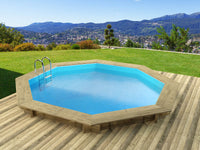 Piscina in legno " Verona " - 5,10 x 1,20 m