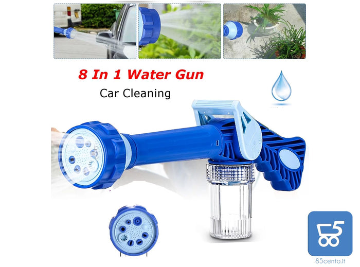 Pistola Idropulitrice a Pressione Irrigatore Portatile Pulizia Auto Estensione per Tubo Acqua