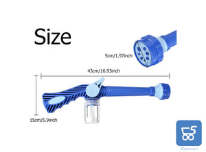 Pistola Idropulitrice a Pressione Irrigatore Portatile Pulizia Auto Estensione per Tubo Acqua