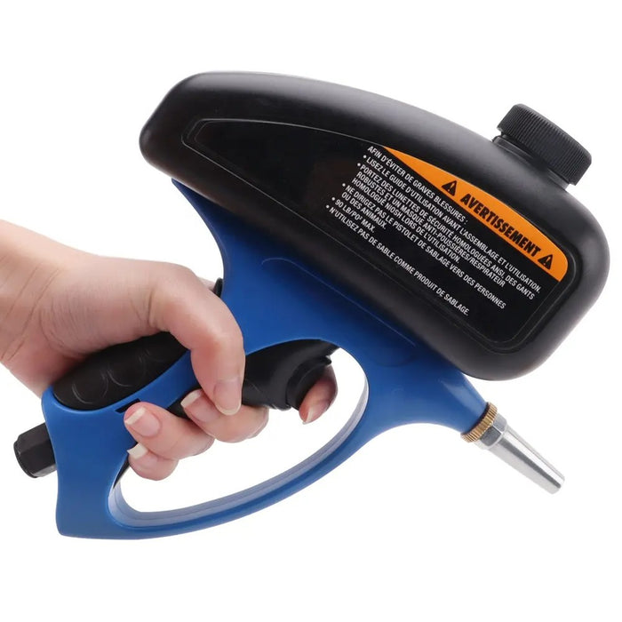 Pistola Sabbiatrice Con Serbatoio Aria Compressa Pneumatica Ugello Acciaio 20889