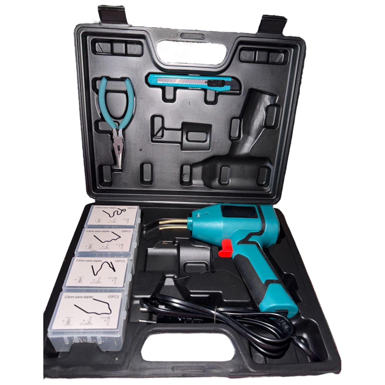 Pistola Saldatrice Plastica 70W Preriscaldamento Rapido 400 Graffette VP10173