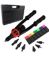 Pistola rivettatrice manuale con mandrini M3 M4 M5 M6 M8 M10 M12.Art-01123