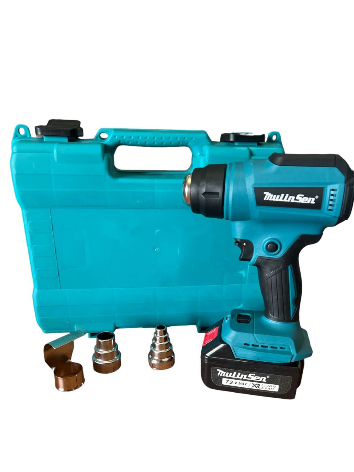 Pistola termica aria calda a batteria termosoffiatore a batteria 72V 532C°