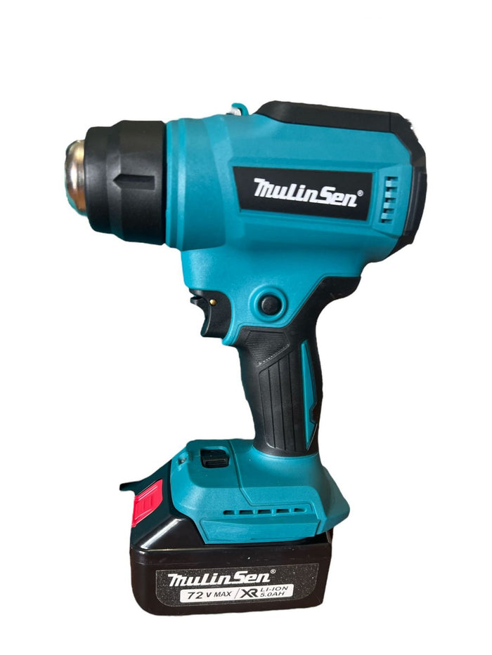 Pistola termica aria calda a batteria termosoffiatore a batteria 72V 532C°