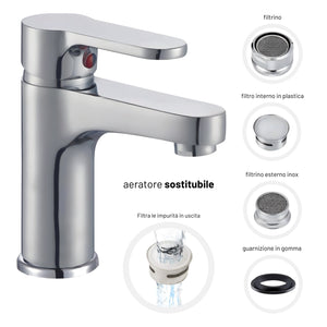 Miscelatore rubinetto lavabo cromato bagno casa *** confezione 1