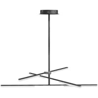 Lampada da Soffitto LED Moderna Ø100x79 cm con Schermo in Acrilico Angolo di Luce Regolabile per Soggiorno Camera o Cucina