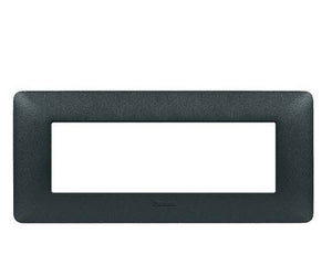 Placca BTICINO Matix 506 6 moduli blu mercurio