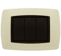 Placca Bombè Sabbia 503 3M Compatibile Living International