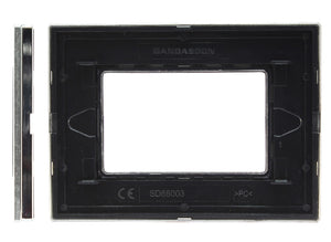 Placca Elegance 503 3M Moduli Bronzo Compatibile Bticino Matix