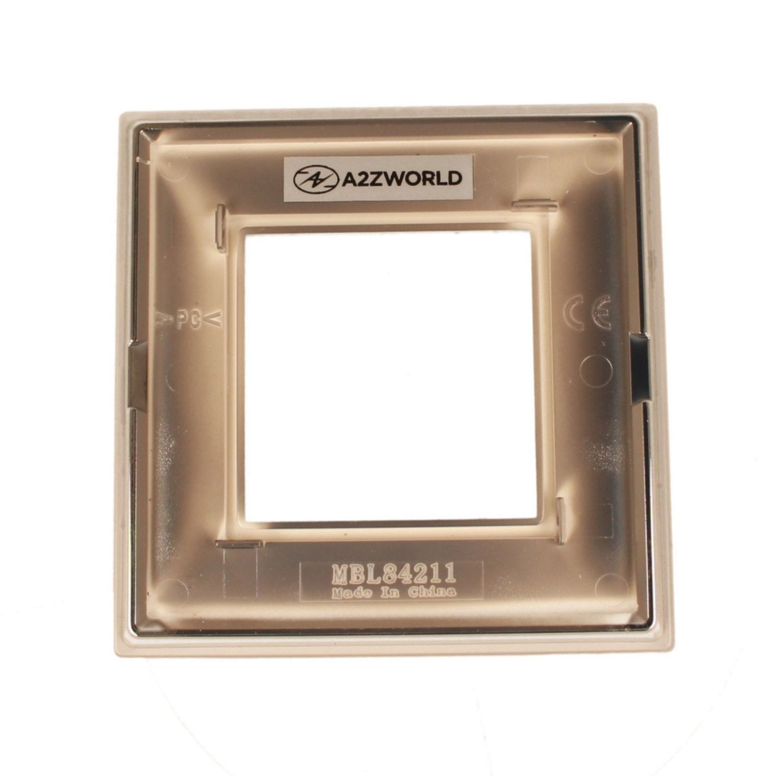 Placca Quadrata In Vetro Temperato MBL 2M Bianco Compatibile Bticino Living