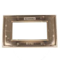 Placca Quadrata In Vetro Temperato MBL 4M Bianco Compatibile Bticino Living BLN84401