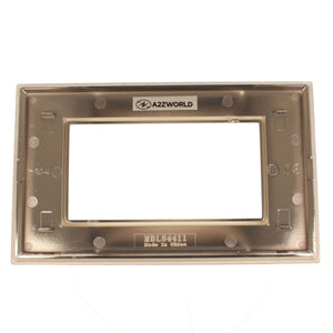 Placca Quadrata In Vetro Temperato MBL 4M Bianco Compatibile Bticino Living BLN84401