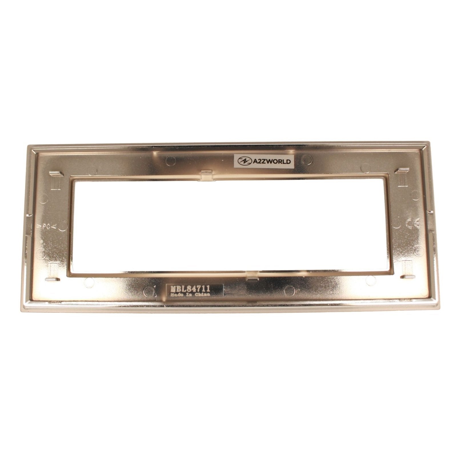 Placca Quadrata In Vetro Temperato MBL 7M Bianco Compatibile Bticino Living BLN84701
