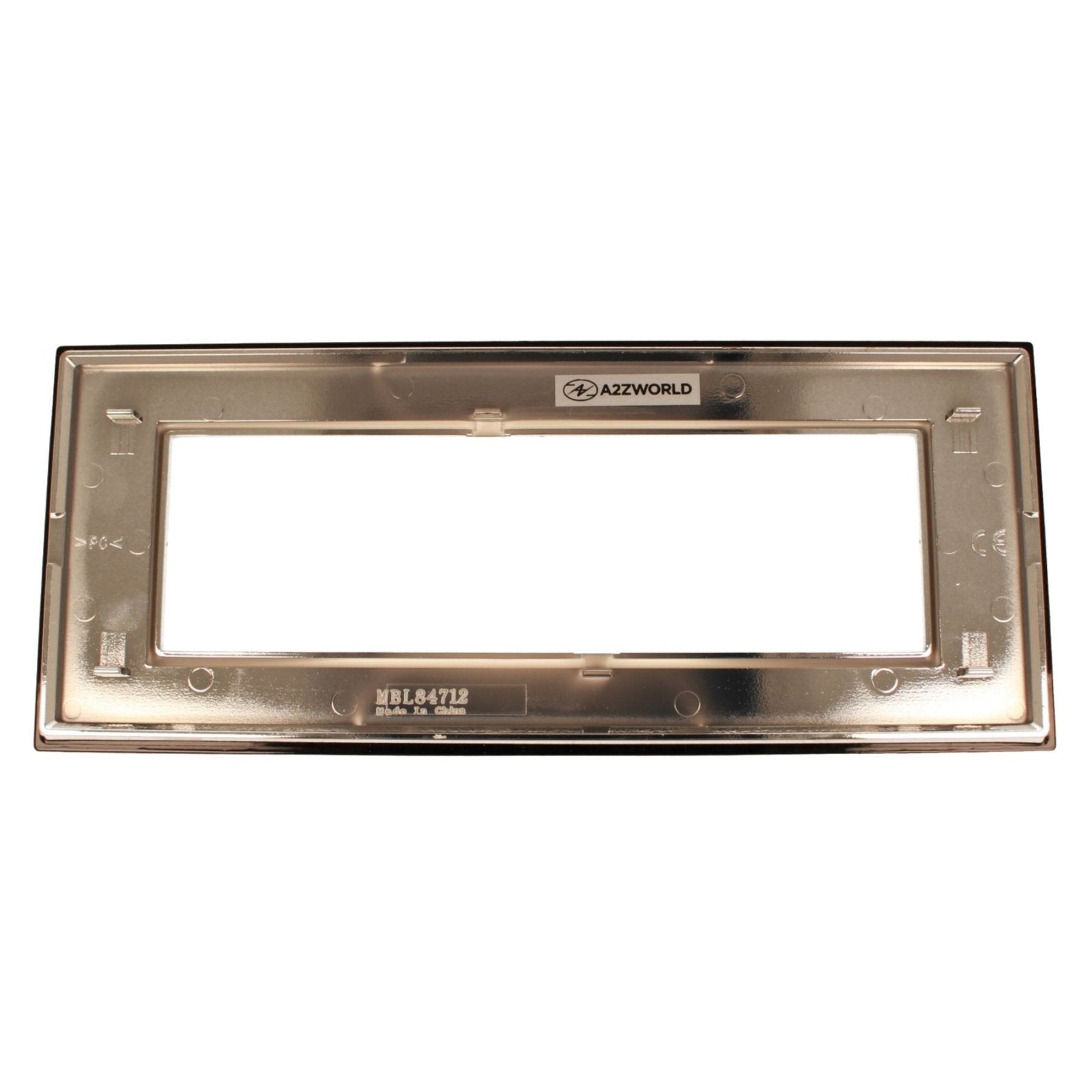Placca Quadrata In Vetro Temperato MBL 7M Nero Compatibile Bticino Living BLN84702
