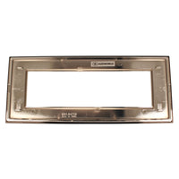 Placca Quadrata In Vetro Temperato MBL 7M Nero Compatibile Bticino Living BLN84702