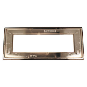 Placca Quadrata In Vetro Temperato MBL 7M Nero Compatibile Bticino Living BLN84702
