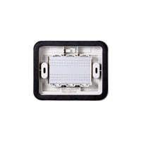 Placca con Coperchio Supporto Stango Idrobox IP55 Compatibile Con Bticino Living Light 3P Grigio