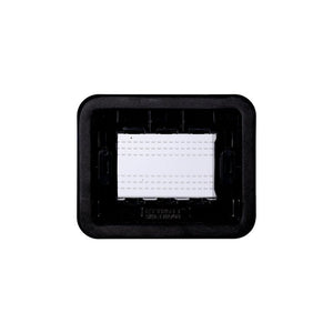 Placca con Coperchio Supporto Stango Idrobox IP55 Compatibile Con Bticino Living Light 3P Nero