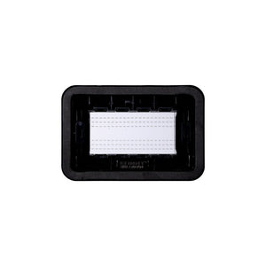 Placca con Coperchio Supporto Stango Idrobox IP55 Compatibile Con Bticino Living Light 4P Nero