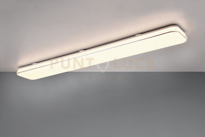 BLANCA PLAFONIERA LED  46W 5400lm, 3000K RETTANGOLARE DIMMERABILE CON INTERRUTTORE 120CM X 17CM