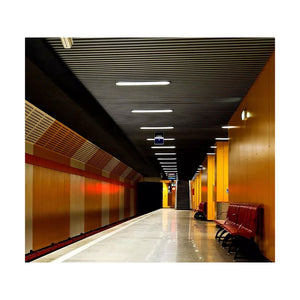 Plafoniera Led Prismatico 150cm 48W 220V Bianco Freddo 6400K IP65 Tri Proof Slim S-Series SKU-6468