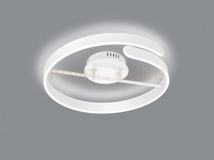 PARMA PLAFONIERA LED 37W 4500lm, 4000K BIANCA CON DIMMERAZIONE AD INTERRUTTORE D.50CM