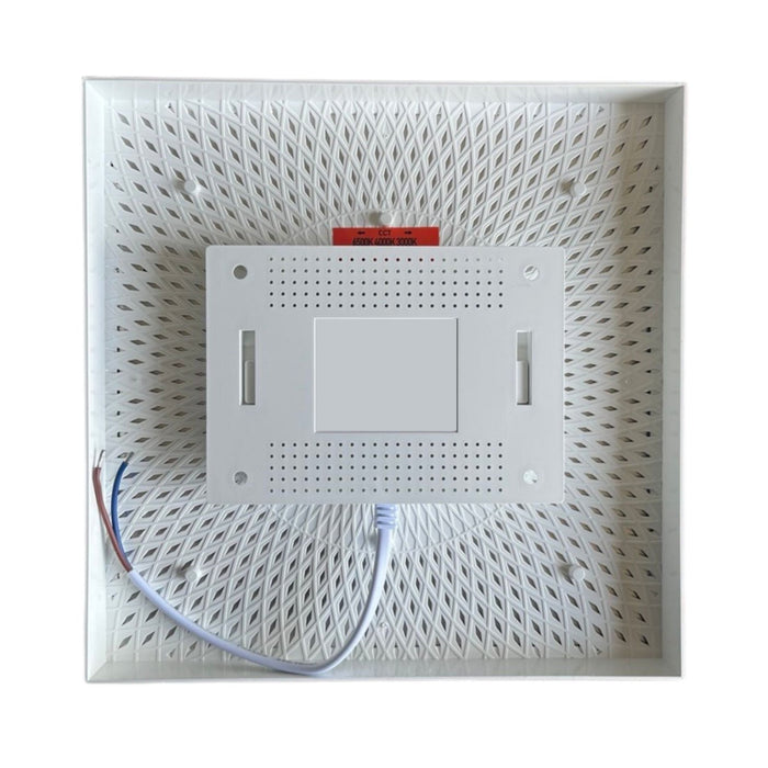 Plafoniera Pannello Led CCT Quadrato 300X300X43mm 48W 6000LM Montaggio a Plafone