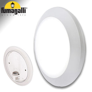 Plafoniera Tonda e27 Bianca Circolare senza viti a vista