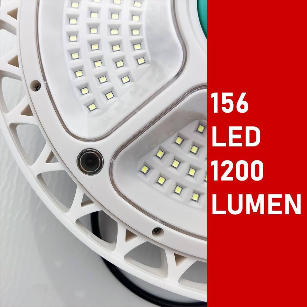 Plafoniera a Led 200W Circolare con sensore pannello solare 6000mAh FO-11-26