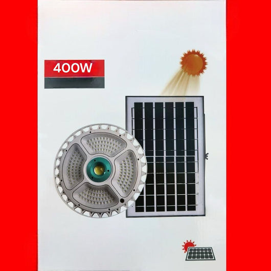 Plafoniera a Led 400W Circolare con sensore pannello solare 9000mAh FO-11-27