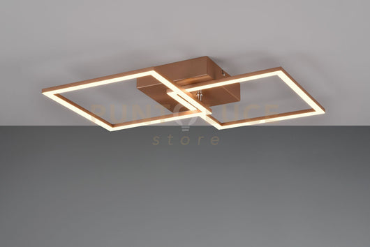 TRAIL PLAFONIERA/APPLIQUE LED2 0W 2500lm, 4000K CAFFE' ORIENTABILE L. 60CM