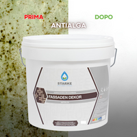 Quarzo fine fassaden dekor acrilico coprente idrorepellente antialga antimuffa *** formato 5 lt, confezione 1
