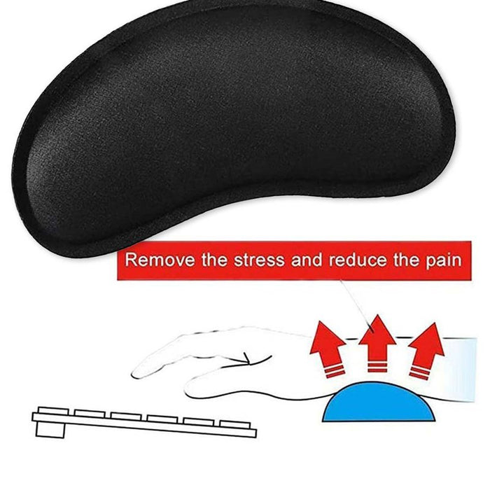 Poggiapolso per Mouse Colore Nero 14.1 x 8 centimetri