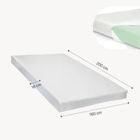 Letto Contenitore Tröstiar con Luce LED Letto Matrimoniale con Materasso 160x200 cm Nero [en.casa]