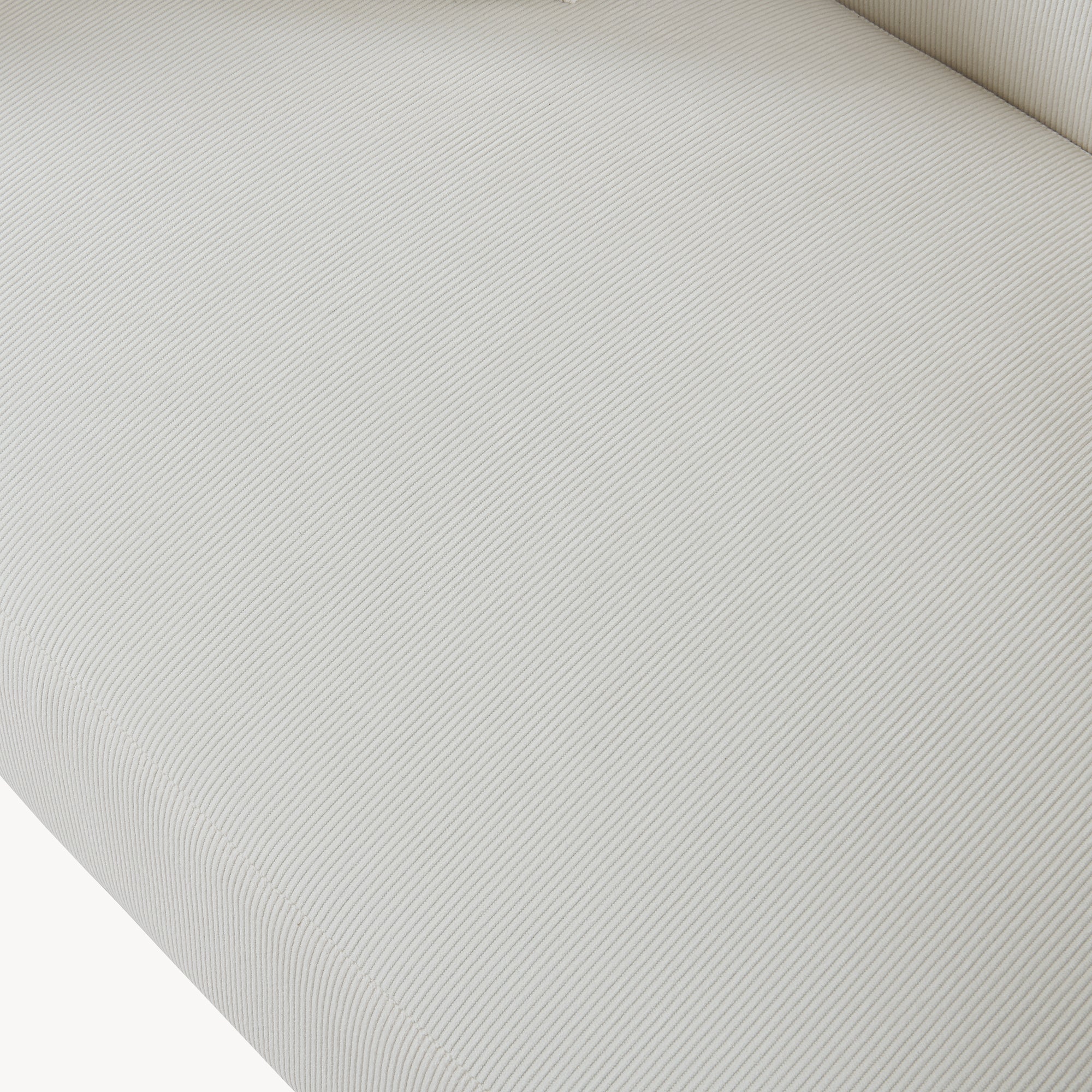 Divano Midt a 2 Posti in Velluto a Corde con Braccioli e 2 Cuscini - Beige [en.casa]