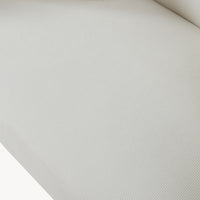 Divano Midt a 2 Posti in Velluto a Corde con Braccioli e 2 Cuscini - Beige [en.casa]