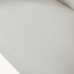 Divano Midt a 2 Posti in Velluto a Corde con Braccioli e 2 Cuscini - Beige [en.casa]