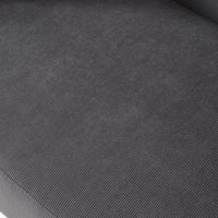 Divano Midt a 2 Posti in Velluto a Corde con Braccioli e 2 Cuscini - Grigio [en.casa]