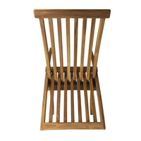 Poltrona Pieghevole in Teak – Camel