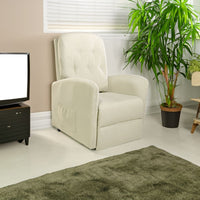 Poltrona alzapersona Katia tessuto beige 1 motore