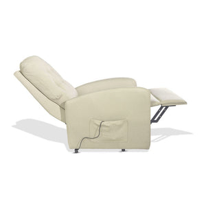 Poltrona alzapersona Katia tessuto beige 1 motore