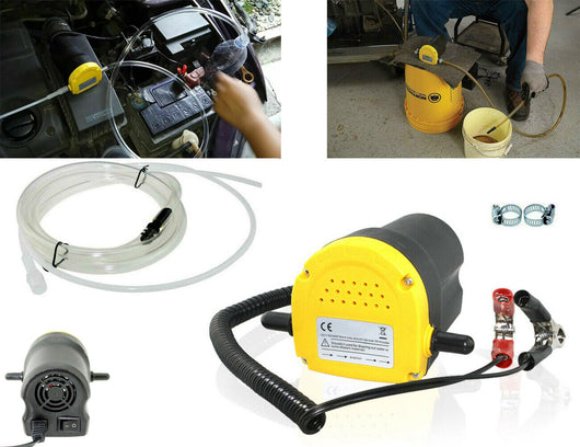 Pompa 12v per aspirazione travaso olio carburante gasolio di auto moto furgoni