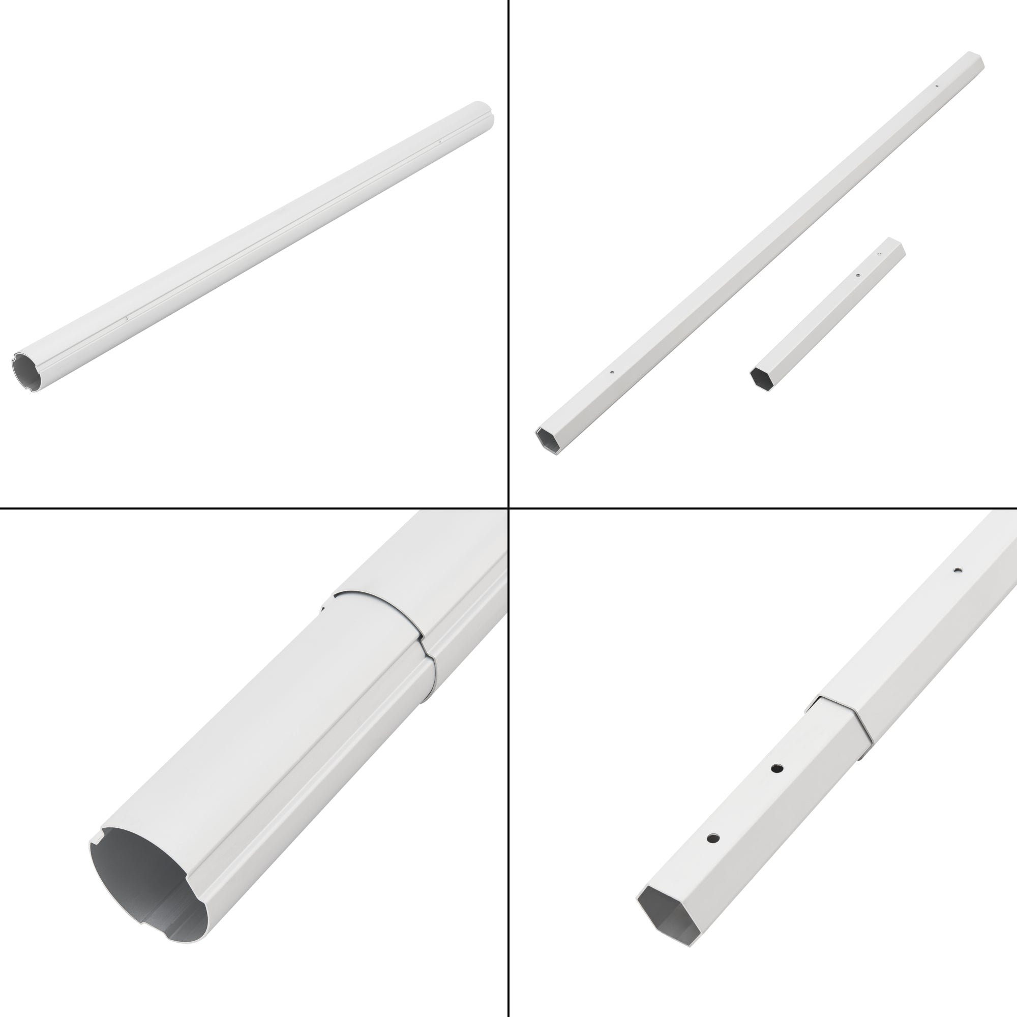 Avvolgitore 'Oliveti' per Telo da Piscina e Solare, Barra Telescopica 147 - 555 cm [en.casa]