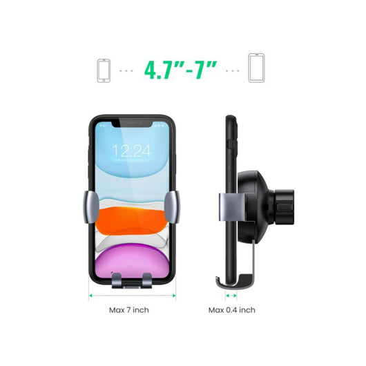 Porta Cellulare Supporto Smartphone per Auto Universale Colore Nero Rotazione 360 Gradi