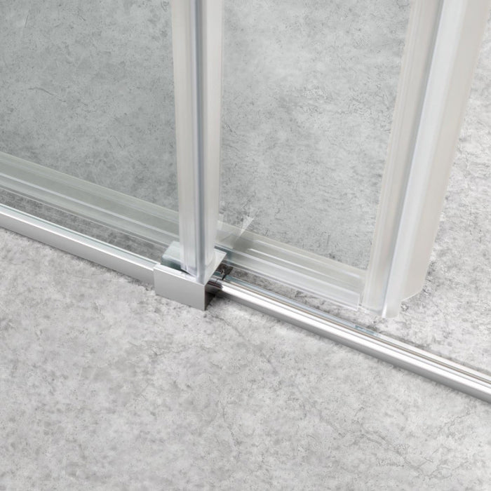 Porta Doccia Scorrevole 100cm H200 Cristallo Trasparente 8mm Anticalcare Enze
