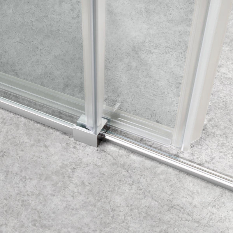 Porta Doccia Scorrevole 100cm H200 Cristallo Trasparente 8mm Anticalcare Enze