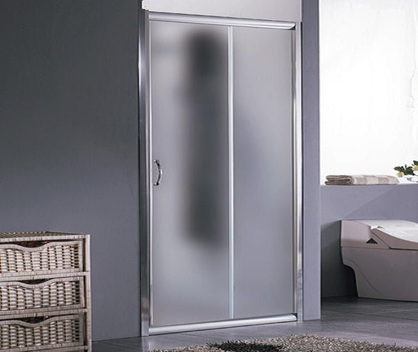 Porta Doccia Scorrevole Cristallo 6mm Opaco h190 cm Melada Opaco 6mm,122/126 cm