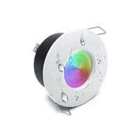 Porta Faretto Led GU10 MR16 Incasso Rotondo Colore Bianco Impermeabile IP54 SKU-3613