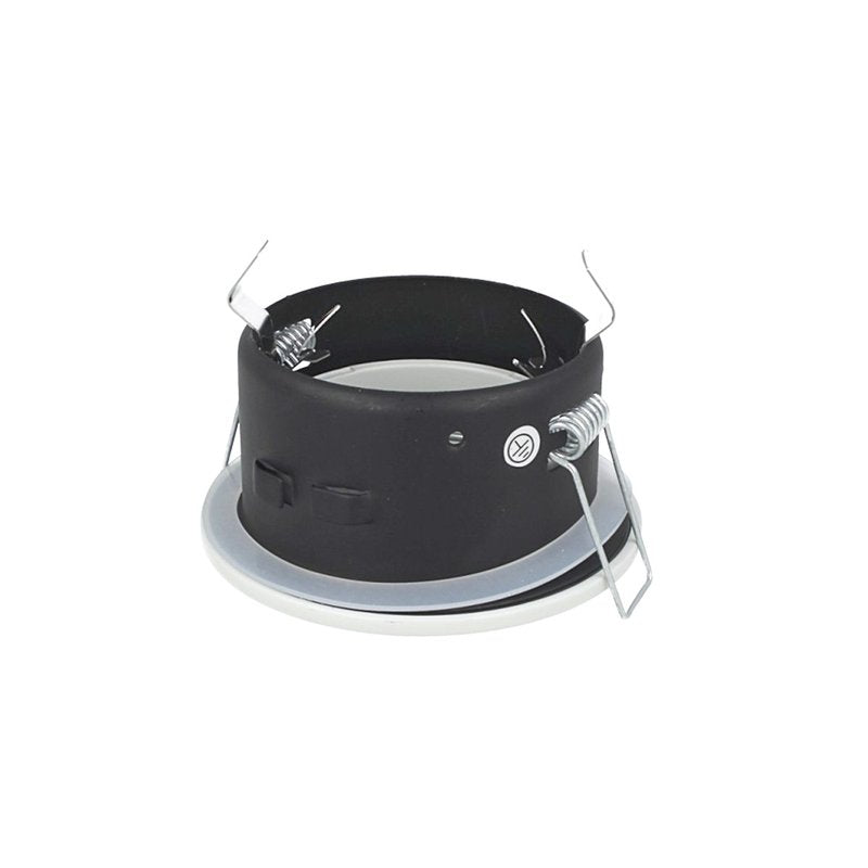 Porta Faretto Led GU10 MR16 Incasso Rotondo Colore Bianco Impermeabile IP54 SKU-3613