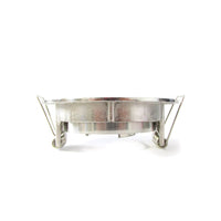 Porta Faretto Led GU10 MR16 Orientabile Rotondo Con Ghiera Satinato